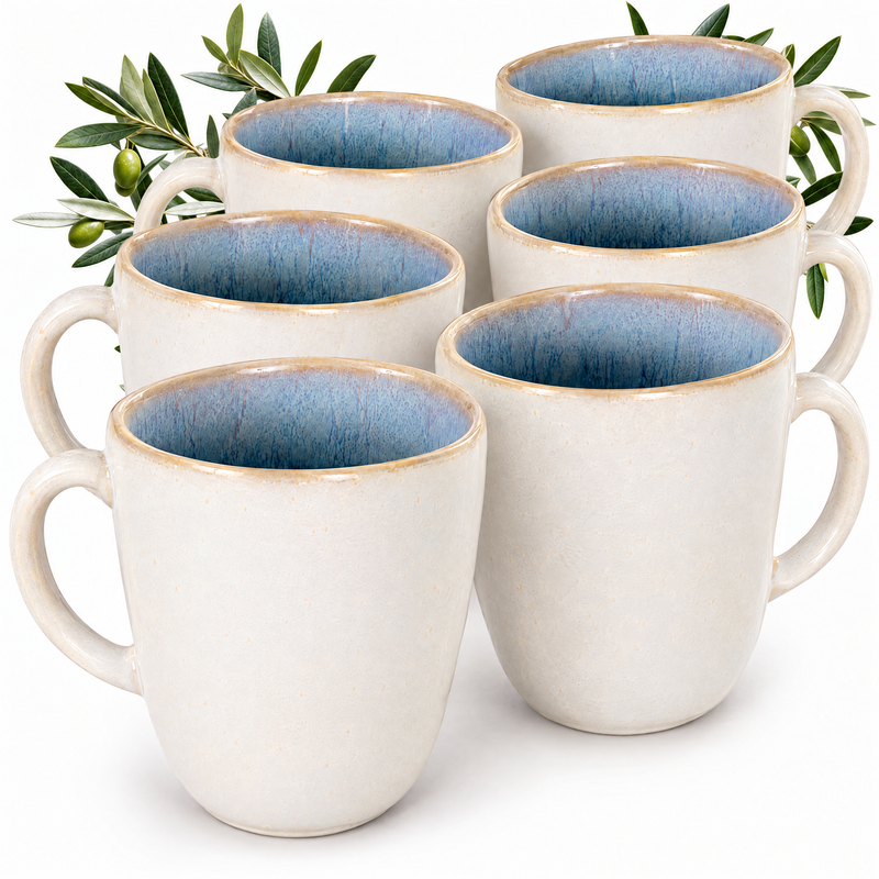 Mugs Porto Horizon, lot de 6
