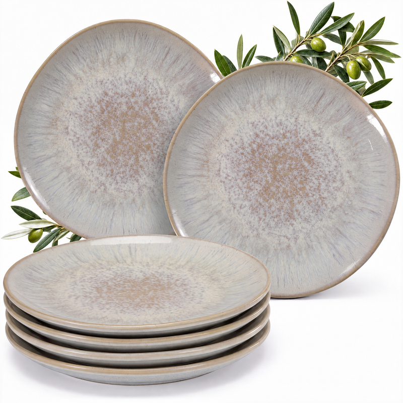 Assiettes à dessert Porto Cashmere, lot de 6