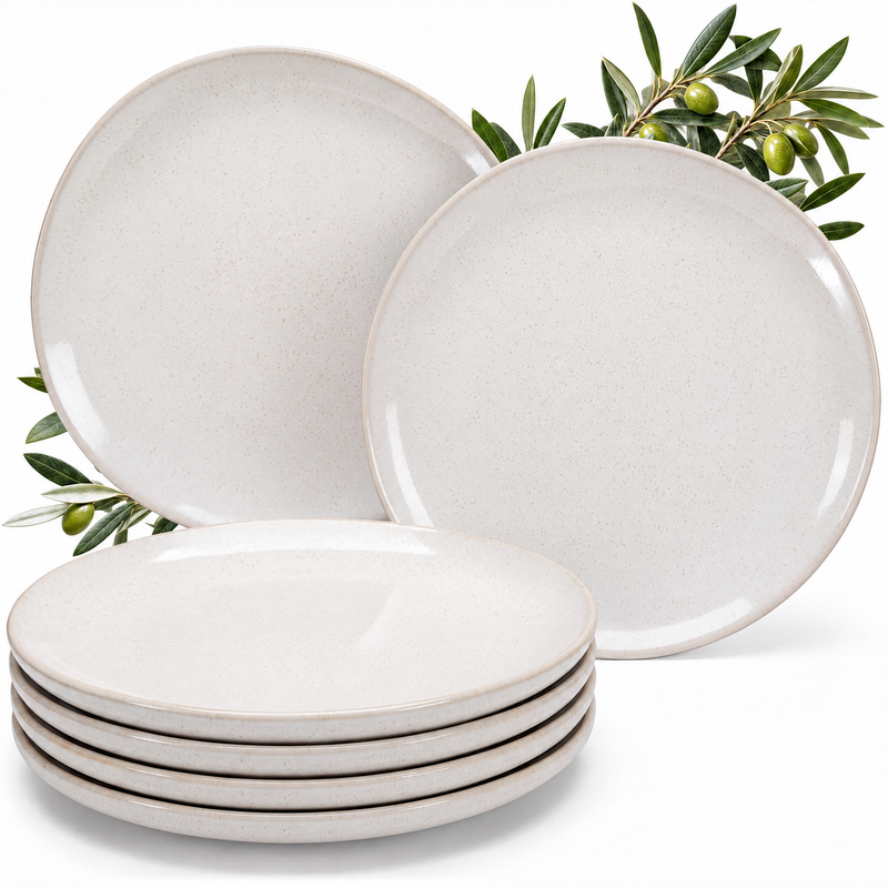 Assiettes à dessert Porto Pearl, lot de 6