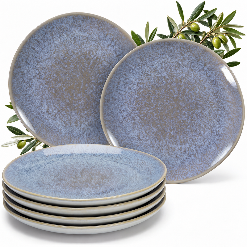 Assiettes à dessert Porto Horizon, lot de 6