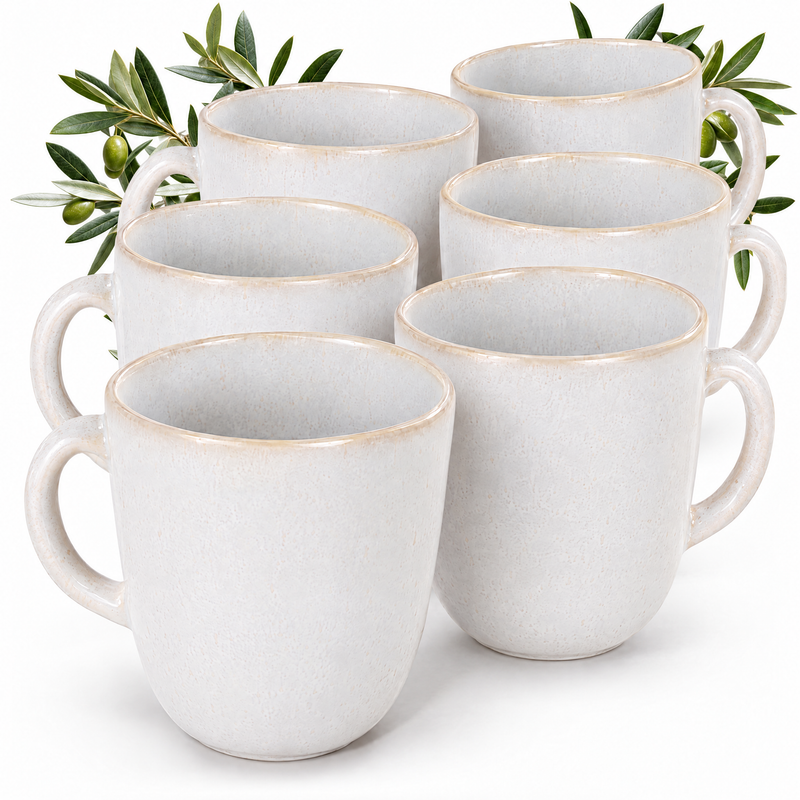 Mugs Porto Pearl, lot de 6