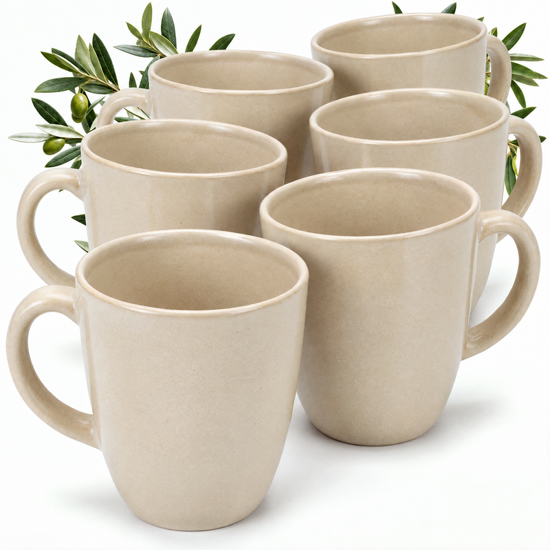 Mugs Algarve Vanilla, lot de 6