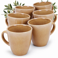 Mugs Algarve Caramel, lot de 6