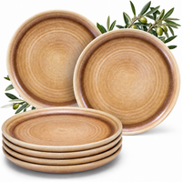 Assiettes à dessert Algarve Caramel, lot de 6