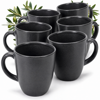 Mugs Algarve Basalt, lot de 6